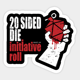 20 Sided Die Sticker